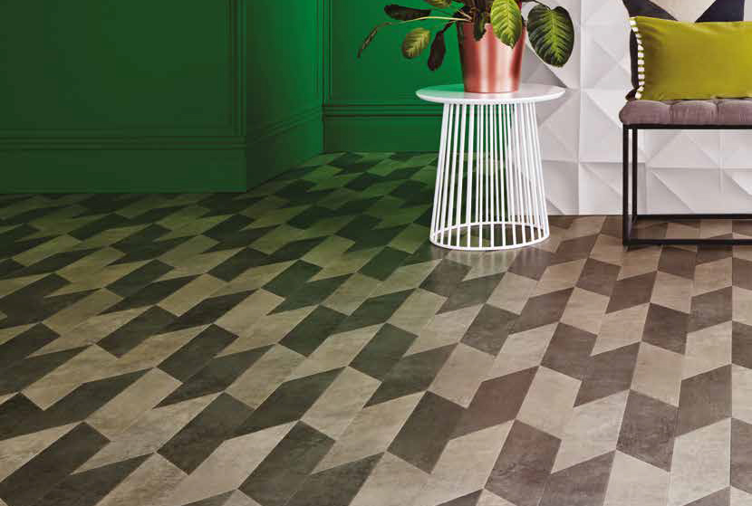 Laying patterns designers choice Arrow commercial and residential luxury vinyl tiles flooring design inspiration web