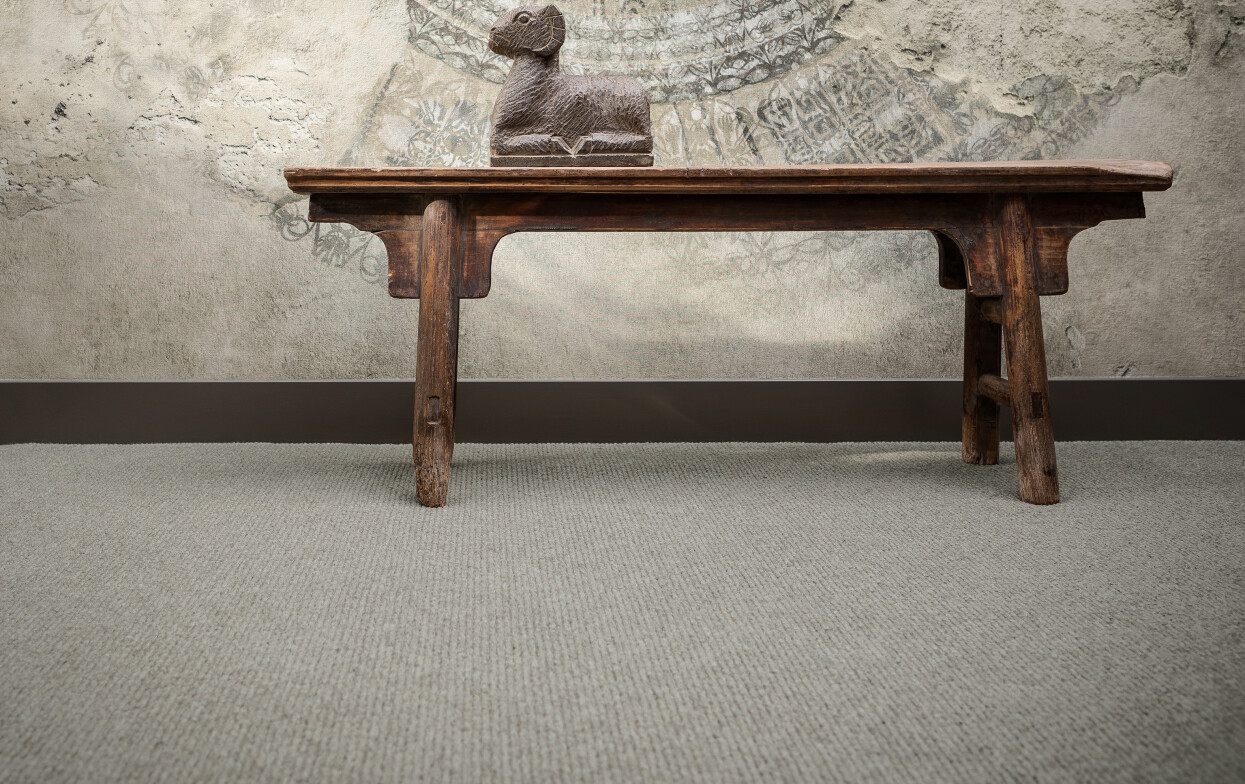 Softer Sisal Taupe 126 Premium Wool Carpet Installation Image v2