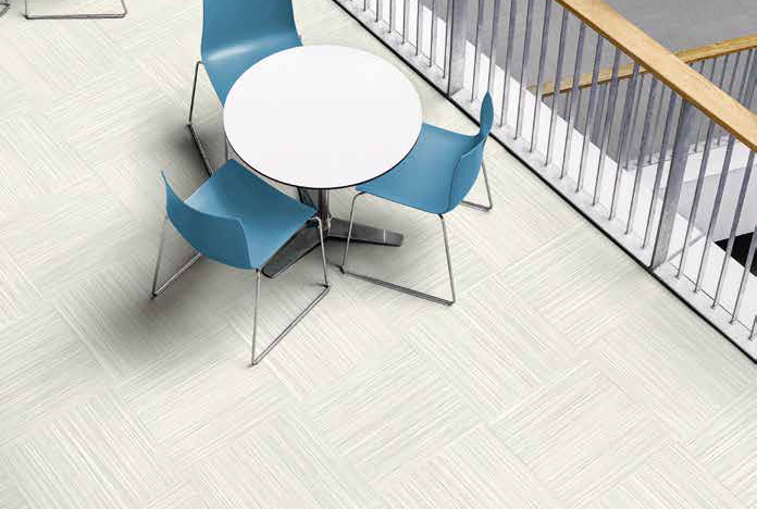 Amtico Cirro Linear Chalk  commercial luxury vinyl tiles stone flooring design web